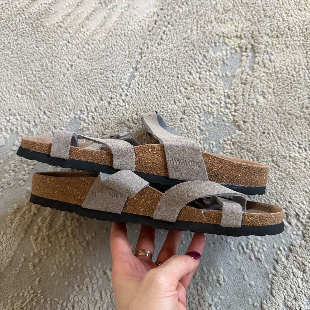 Birkenstock Taupe Sandals - Picture 4 of 14